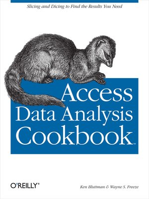 cover image of Access Data Analysis Cookbook